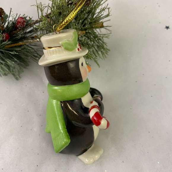 Lenox Porcelain Very Merry Penguin Christmas Ornament - Picture 4 of 5